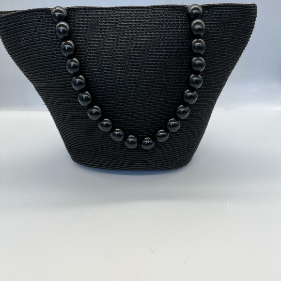 Talbots Handbags - Classic talbots Black Beaded bag